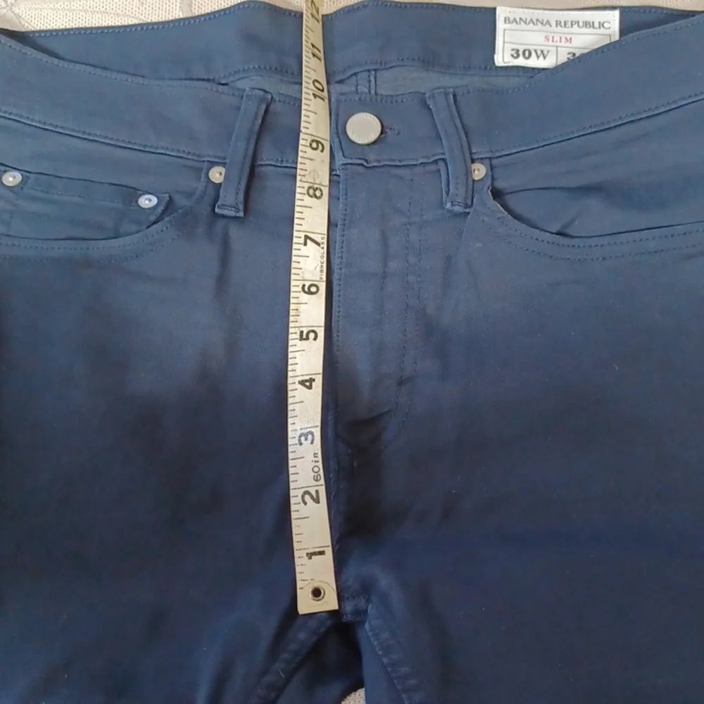 2 Banana Republic Slim Navy and Khaki Pants!